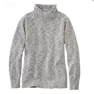 L.L. Bean Women's Cotton Ragg Sweater, Funnelneck Pullover